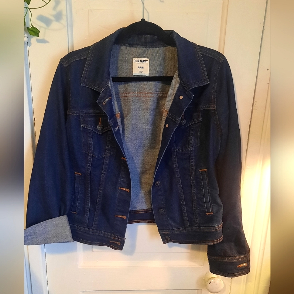 Old Navy Dark Wash Jean Jacket